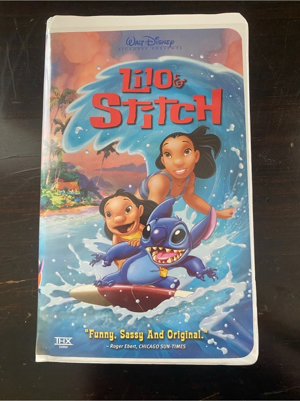 Walt Disney Lilo & Stitch VHS Tape Blue